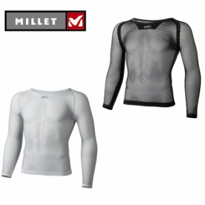 ミレー MILLET アンダーシャツ 長袖 メンズ DRYNAMIC MESH 3/4 SLEEVE CREW MIV01356【メール便可】  od