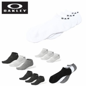 オークリー OAKLEY 3足組ソックス 3P NO SHOW SOCK 3P メンズ ノーショーソックス 93251JP run