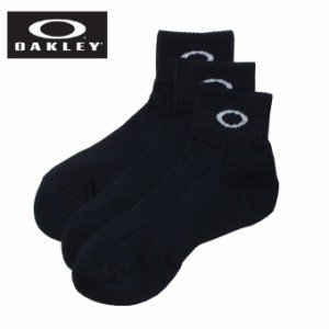 オークリー ゴルフ ソックス メンズ 3Pミドルソックス 93238JP-60B OAKLEY bb