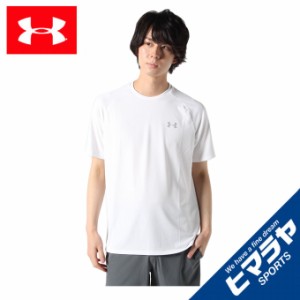 アンダーアーマー Tシャツ 半袖 メンズ UAテック ショートスリーブ Tシャツ 1358553-100 UNDER ARMOUR  【メール便可】 run