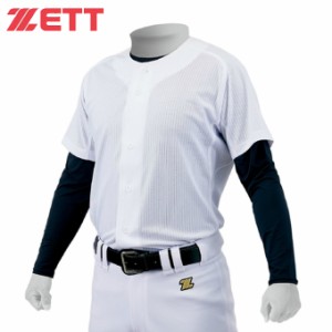 ゼット ZETT 野球 練習着 シャツ メンズ メッシュフルオープンシャツ BU1281MS 【メール便可】 bb 