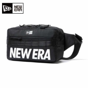 ニューエラ NEW ERA ウエストバッグ メンズ レディース スクエア ウエストバッグ 7L プリントロゴ ブラック 12854720 od