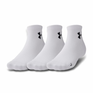 アンダーアーマー バスケットボール パックソックス メンズ レディース UAローソックス  3足セット 1371937-100 UNDER ARMOUR sc