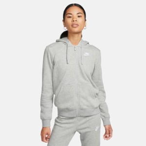 ナイキ スウェットトレーナー レディース ウィメンズ NSW クラブ フリース フルジップ LS フーディ ST DQ5472-063 NIKE sw