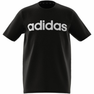 アディダス Tシャツ 半袖 ジュニア エッセンシャルズ リニアロゴ コットン半袖Tシャツ HR6400 ECN60 adidas 【メール便可】 sw