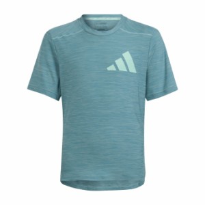 アディダス Tシャツ 半袖 ジュニア AEROREADY ヘザー 半袖Tシャツ IC5403 EBO99 adidas sw