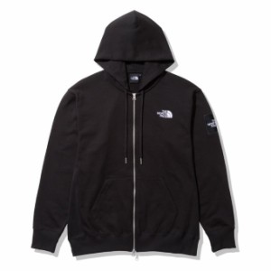 ノースフェイス スウェットパーカー メンズ スクエアロゴフルジップ Square Logo Full Zip NT12335 K THE NORTH FACE od