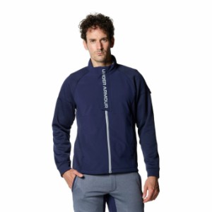 アンダーアーマー ゴルフウェア ブルゾン メンズ UA Sweater Fleece HYB Jacket 1381271-410 UNDER ARMOUR od