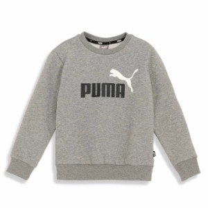 プーマ スウェットトレーナー ジュニア キッズ ボーイズ ESS+ 2 COL ビッグロゴ クルースウェット 846534-03 PUMA sw