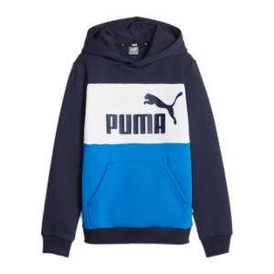 プーマ スウェットパーカー ジュニア キッズ ボーイズ ESS+ カラーブロック フーディー 672635-48 PUMA sw