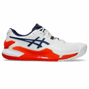 アシックス テニスシューズ メンズ GEL-RESOLUTION 9 OC  オムニ・クレー 1041A377-102 asics rkt