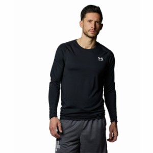 アンダーアーマー アンダーウェア 長袖 メンズ UAヒートギア フィッティド ロングスリーブシャツ 1387940-001 UNDER ARMOUR 【メール便可