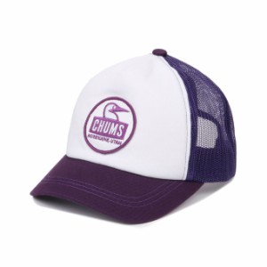 チャムス CHUMS 帽子 キャップ メンズ レディース ブービーフェイスメッシュキャップ Booby Face Mesh Cap CH05-1158 Purple/White od