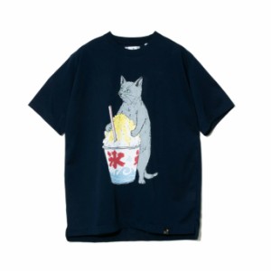 ゴースローキャラバン Go Slow Caravan Tシャツ 半袖 メンズ レディース Drymixカキ氷猫TEE 325601 064 【メール便可】 od    