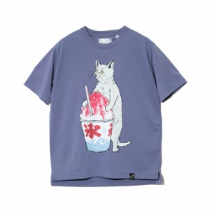 ゴースローキャラバン Go Slow Caravan Tシャツ 半袖 メンズ レディース Drymixカキ氷猫TEE 325601 070 【メール便可】 od    