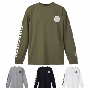 エバーグリーン(EverGreen) EGドライミックス ロングTシャツ タイプ１ 釣り フィッシング ウェア ロゴT おしゃれ od ‥