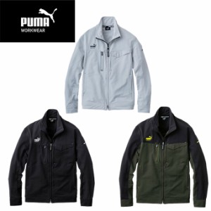 プーマ ワークウェア PUMA 作業ウェア ワークジャケット 作業着 作業服 ストレッチ オープンファスナー PW-3021A ‥ od