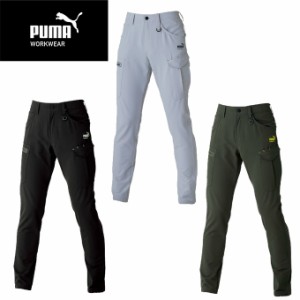 プーマ ワークウェア PUMA 作業ウェア カーゴパンツ ズボン 作業着 作業服 ストレッチ 大きいサイズ  Dカン PW-3025A ‥ od