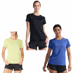 ツータイムズユー 2XU ランニングウェア Tシャツ 半袖 レディース Aero Tシャツ WR6565A run