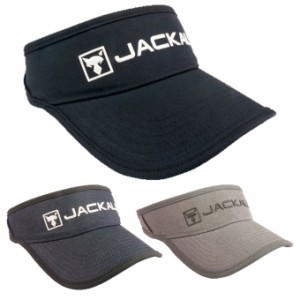 ジャッカル(JACKALL) ロゴサンバイザー LOGO SUNVISOR 帽子 グレー 釣り フィッシングキャップ od ‥