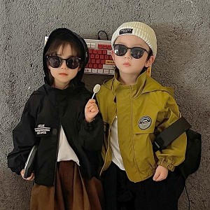 ジャケット キッズ 子供服 男の子 女の子 パーカー フード付き ベビー服 コート アウター 春秋 子ども服 トップス 上着 おしゃれ 可愛い 