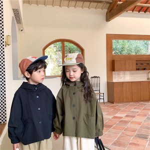 ジャケット キッズ 子供服 女の子 男の子 トレンチコート パーカー フード付き ベビー服 アウター トップス スプリングコート 上着 ジュ