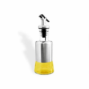 オイルボトル ガラス オイルポット 油容器 調味料 容器 醤油ボトル/酢ボトル ドレ/オイルポット/ッシングボトル/漏れ防止 キッチン用品 (