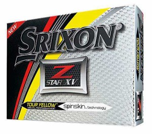 SRIXON(スリクソン) ゴルフボール Z-Star XV Z-Star XV (ゼットスター エックスブイ) ゴルフボール 2017年モデル 4ピース構造 並行輸入品