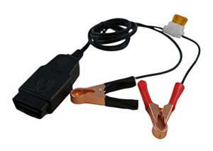 [アスラ] OBD II メモリ セーバー コネクタ OBD2 12V バッテリー 接続用 メモリー バックアップ バッテリー交換道具