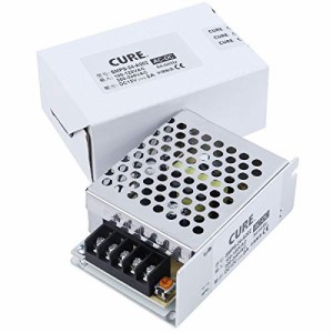 CURE（キュア） 安定化電源 スイッチング電源 AC DC コンバーター 12V 2A 24W 直流電源変換器 過負荷保護 放熱 日本語説明書付 安全保護