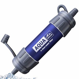 携帯用浄水器 浄水器 携帯浄水器 携帯型浄水器 濾過器 災害グッズ 防災 サバイバル 地震 アウトドア 避難バッグ ボーイスカウト AQUA MOU