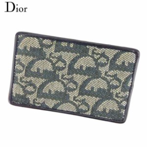 極美品 Christian Dior カードケース 名刺入れ トロッター 金具