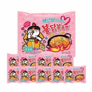 ★新発売★【期間限定】カルボブルダック炒め麺130gx10個/カルボ　韓国食品/韓国お土産/韓国ラーメン/乾麺/インスタントラーメン