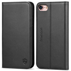 【送料無料】iPhone 8 ケース/iPhone 7 ケース 手帳型 pu 革 [ソフトTPU 衝撃吸収] カード収納 スタンド機能 アイフォン8 / 7ケース 全面