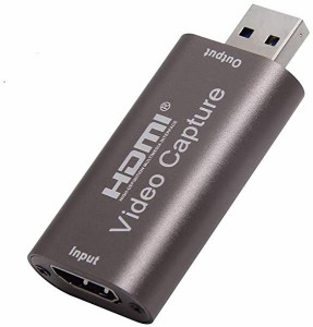 【送料無料】HDMI キャプチャー ユニット ビデオ ゲーム キャプチャー 録画 ライブ配信 テレワーク 入力4K＠30Hz 出力1080P＠30 USB2.0 U