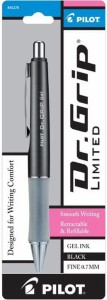 【送料無料】【逆輸入品】パイロット ドクターグリップ Dr. Grip ゲル Gel ゲルインク ボールペン リミテッド 黒 0.7mm (細字) チャコー