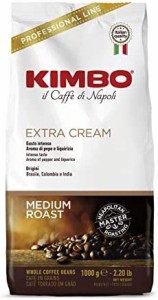 キンボ(KIMBO)コーヒー豆 エスプレッソ イタリア(ミディアムロースト アラビカ40% ロブスタ60%)エキストラクリーム 1kg