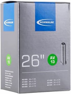 SCHWALBE(シュワルベ) 【正規品】26×1.50/2.50用チューブ 米式 40?oバルブ 13AV