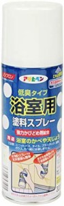 アサヒペン 浴室用塗料スプレー 300ML 白