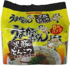 うまかっちゃん 鹿児島黒豚とんこつ 5個パック