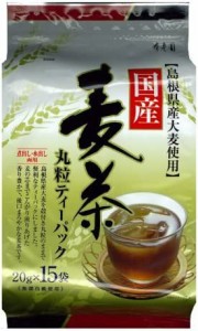 寿老園 国産麦茶丸粒ティーパック 20g×15袋入り×5個