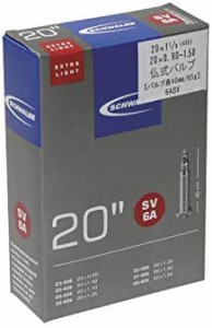 SCHWALBE(シュワルベ) 【正規品】20×0.90/1.50,20×1 1/8(406)用チューブ 仏式 40?oバルブ 6A-SV