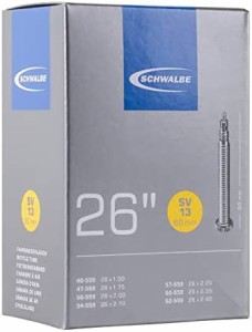 SCHWALBE(シュワルベ) 【正規品】26×1.50/2.50用チューブ 仏式 60?oロングバルブ 13SV-E.L