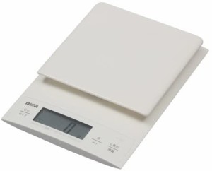 【送料無料】タニタ クッキングスケール キッチン はかり 料理 デジタル 3kg 0.1g単位 ホワイト KD-320 WH