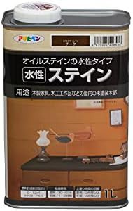 アサヒペン 水性ステイン チーク 1L