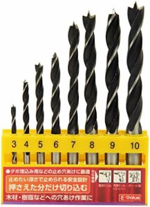 E-Value 木工用ドリルセット EDS-2 8PCS