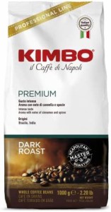 キンボ（KIMBO）コーヒー豆 エスプレッソ イタリア（ベリーダークロースト アラビカ50% ロブスタ50%）プレミアム 1kg