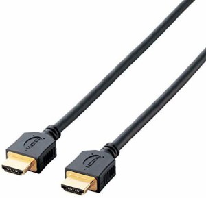 エレコム HDMI ケーブル 5m ハイスピード 4K × 2K対応 ノーマルタイプ ブラック DH-HD14ER50BK