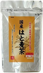 寿老園 国産 はと麦茶 (5g×15袋入り)×5個