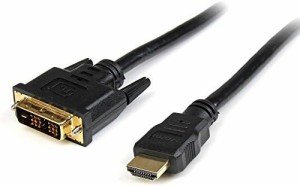 StarTech.com HDMI - DVI-D変換ケーブル 2m オス/ オス HDDVIMM2M